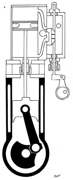 Gilmore Falcon Steam Conversion drawing